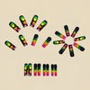 12 Sizes-24 Pcs Press On Nails Y1186