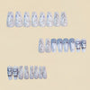 12 Sizes-24 Pcs Press On Nails Y1651