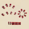 12 Sizes-24 Pcs Press On Nails Y1663