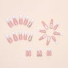 12 Sizes-24 Pcs Press On Nails Z713