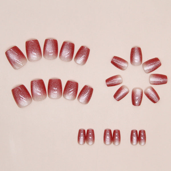 12 Sizes-24 Pcs Press On Nails MY005