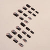 12 Sizes-24 PcsPress On Nails W676