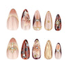 12 Sizes-24 Pcs Press On Nails JPXXXX