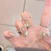 12 Sizes-24 Pcs Press On Nails nail-accessory
