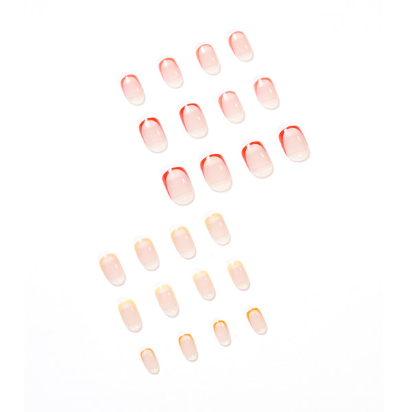 12 Sizes-24 Pcs Press On Nails JP1353