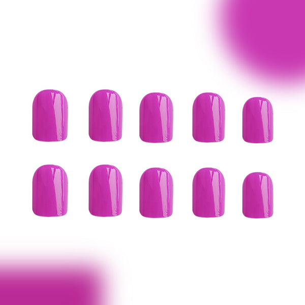 12 Sizes-24 Pcs Press On Nails C332