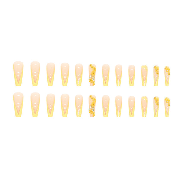 12 Sizes-24 Pcs Press On Nails Z461
