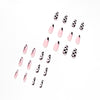 12 Sizes-24 Pcs Press On Nails JP1337