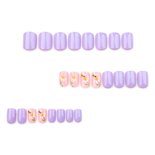 12 Sizes-24 Pcs Press On Nails JP3972