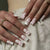 12 Sizes-24 Pcs Press On Nails Z909