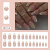 12 Sizes-24 Pcs Press On Nails W1914