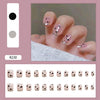 12 Sizes-24 Pcs Press On Nails R201