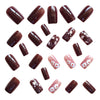 12 Sizes-24 Pcs Press On Nails Y1159