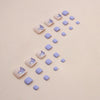 12 Sizes-24 Pcs Press On Nails F127