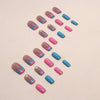 12 Sizes-24 Pcs Press On Nails W1153