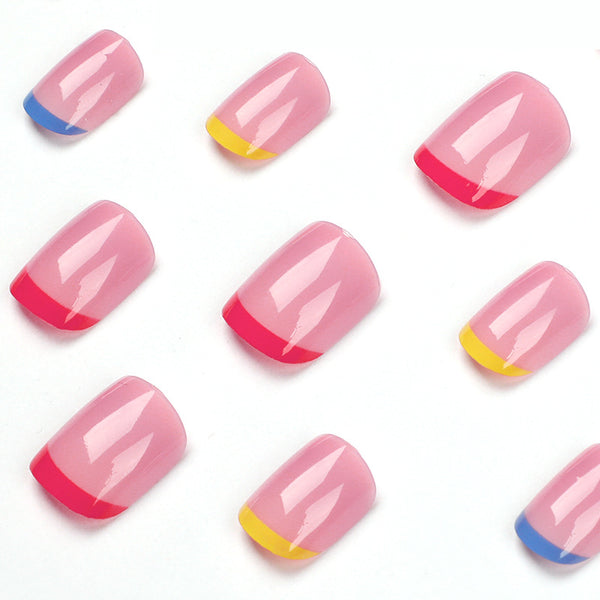 12 Sizes-24 Pcs Press On Nails JP1354