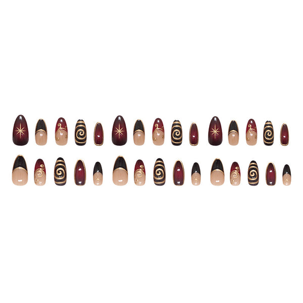 30 Pcs Press On Nails W2089