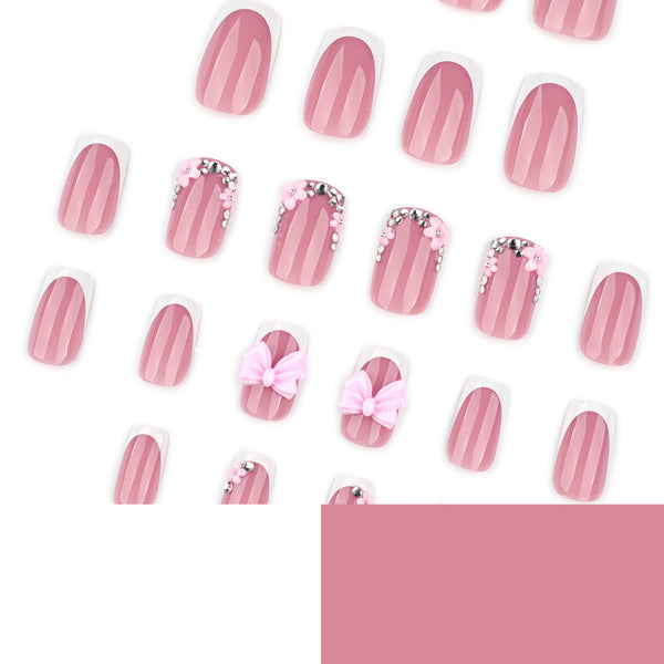 12 Sizes-24 Pcs Press On Nails JP4291