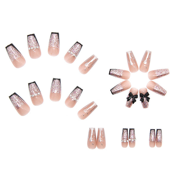 12 Sizes-24 Pcs Press On Nails Z272