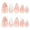 12 Sizes-24 Pcs Press On Nails JP4109