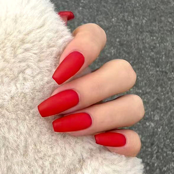 12 Sizes-24 Pcs Press On Nails MOS012
