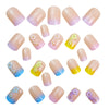 12 Sizes-24 Pcs Press On Nails Y1385