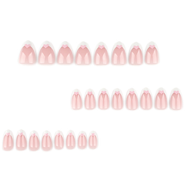 12 Sizes-24 Pcs Press On Nails JP3937