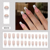 12 Sizes-24 Pcs Press On Nails W682