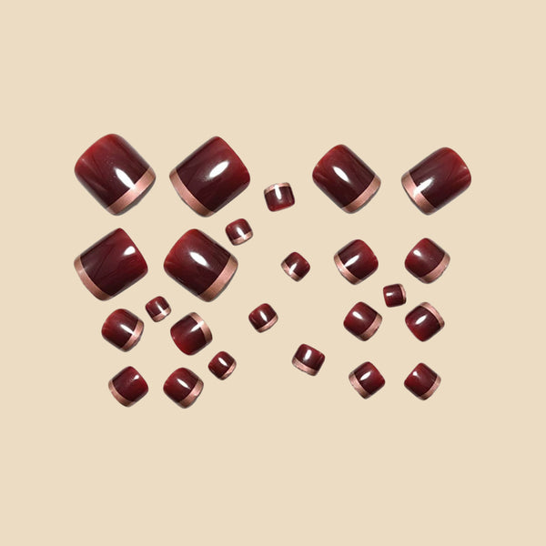 12 Sizes-24 Pcs Press On Nails Y2016
