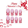 12 Sizes-24 Pcs Press On Nails C780