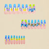 12 Sizes-24 Pcs Press On Nails Y651