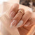 12 Sizes-24 Pcs Press On Nails W1490