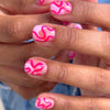 12 Sizes-24 Pcs Press On Nails W891