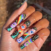 12 Sizes-24 Pcs Press On Nails Y072