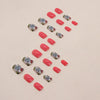 12 Sizes-24 Pcs Press On Nails W1082