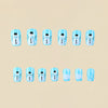 12 Sizes-24 Pcs Press On Nails Y275