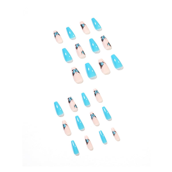 12 Sizes-24 Pcs Press On Nails JP1430