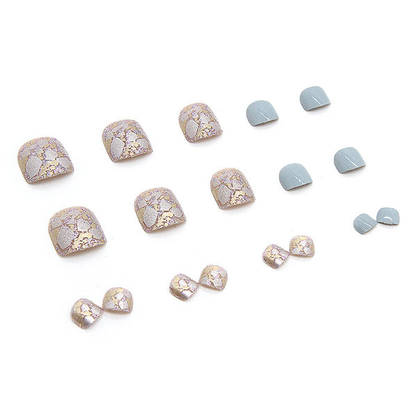 12 Sizes-24 Pcs Press On Nails F037