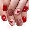 12 Sizes-24 Pcs Press On Nails C1474
