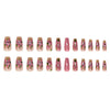 12 Sizes-24 Pcs Press On Nails W1883