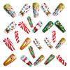 12 Sizes-24 Pcs Press On Nails Y1318