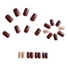 12 Sizes-24 Pcs Press On Nails Y1189