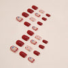 12 Sizes-24 Pcs Press On Nails W1374