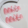 12 Sizes-24 Pcs Press On Nails Z948