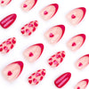 12 Sizes-24 Pcs Press On Nails JP3633
