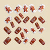 12 Sizes-24 Pcs Press On Nails Y1205