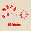12 Sizes-24 Pcs Press On Nails Y1277
