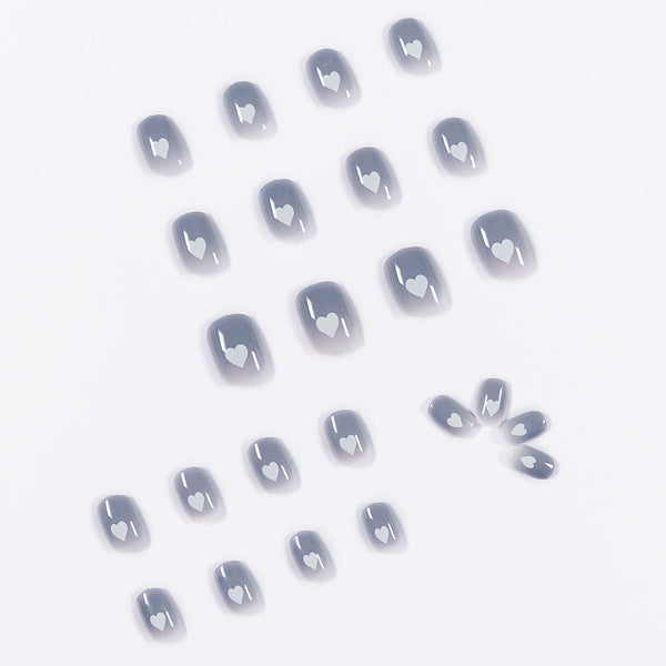 12 Sizes-24 Pcs Press On Nails JP1052