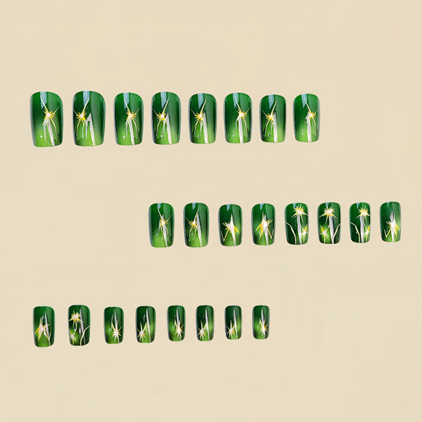 12 Sizes-24 Pcs Press On Nails Y403