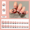 12 Sizes-24 Pcs Press On Nails R321